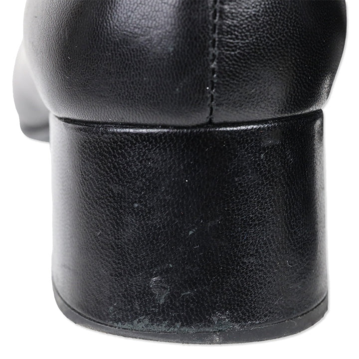 Tory Burch Black Cap-Toe Pumps