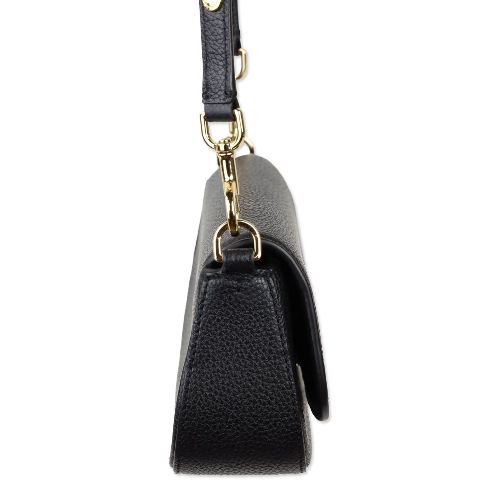 Tory Burch Black Leather Britten Mini Crossbody bag