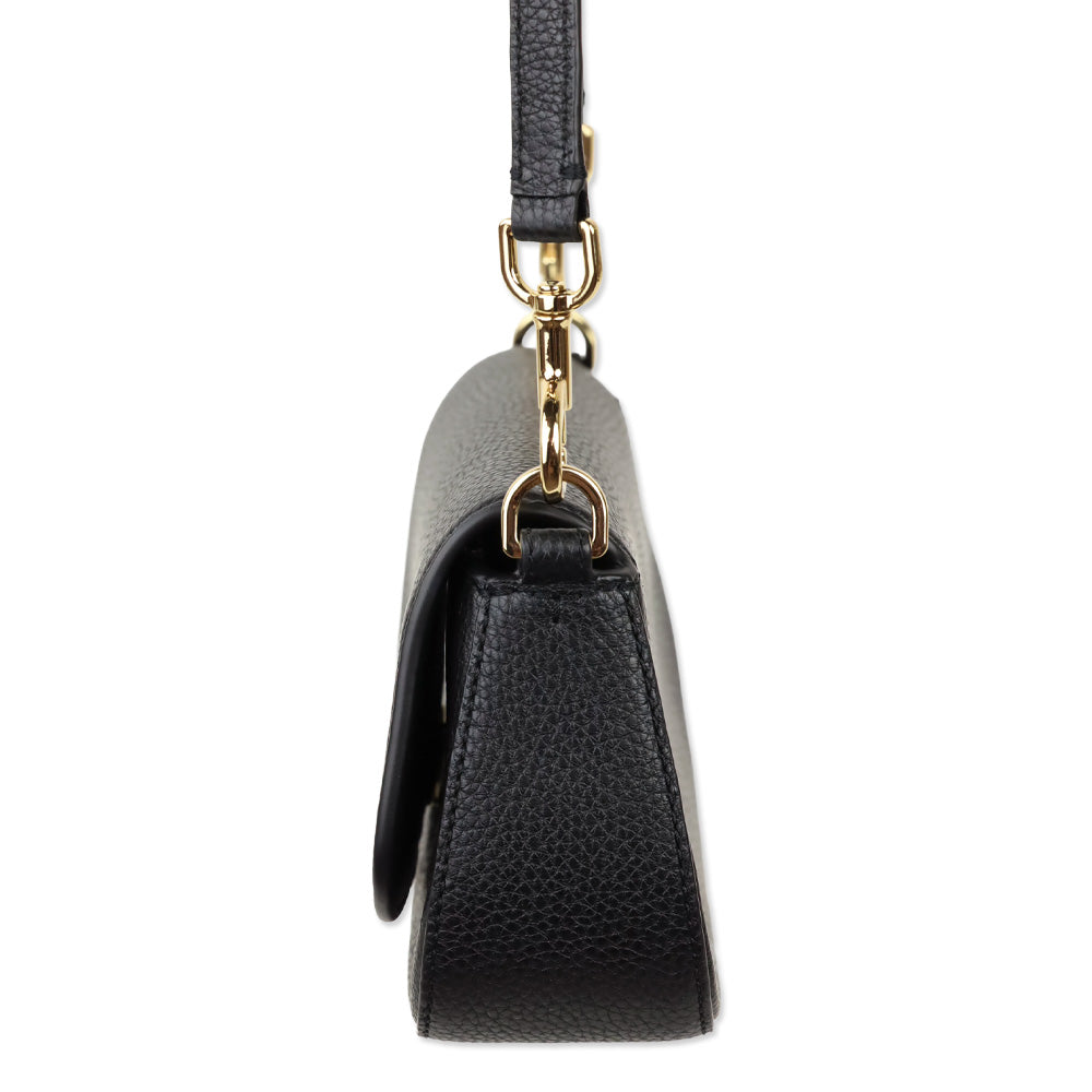 Tory Burch Black Leather Britten Mini Crossbody bag