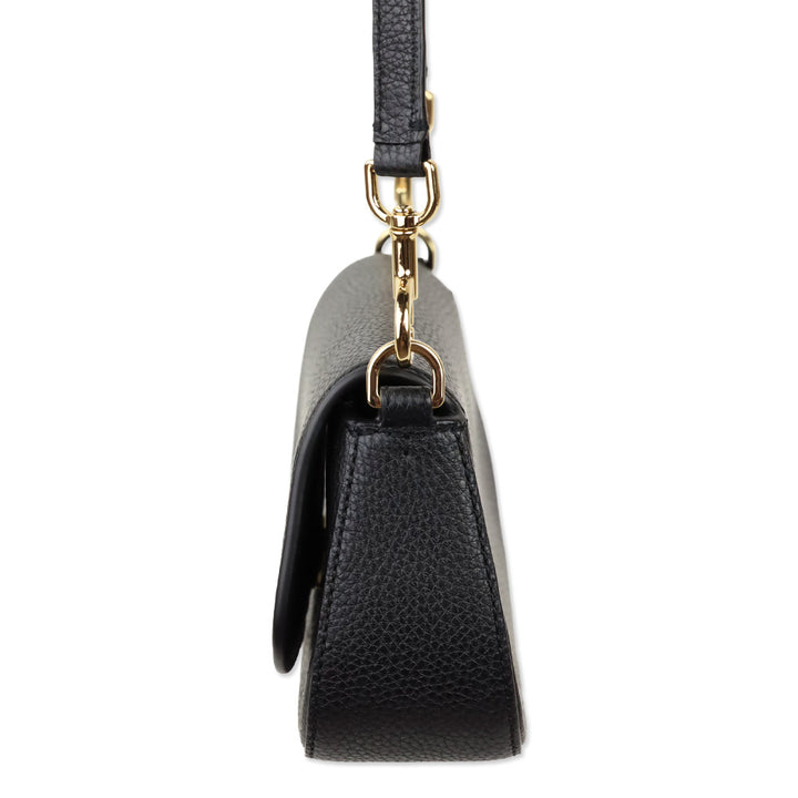 Tory Burch Black Leather Britten Mini Crossbody bag