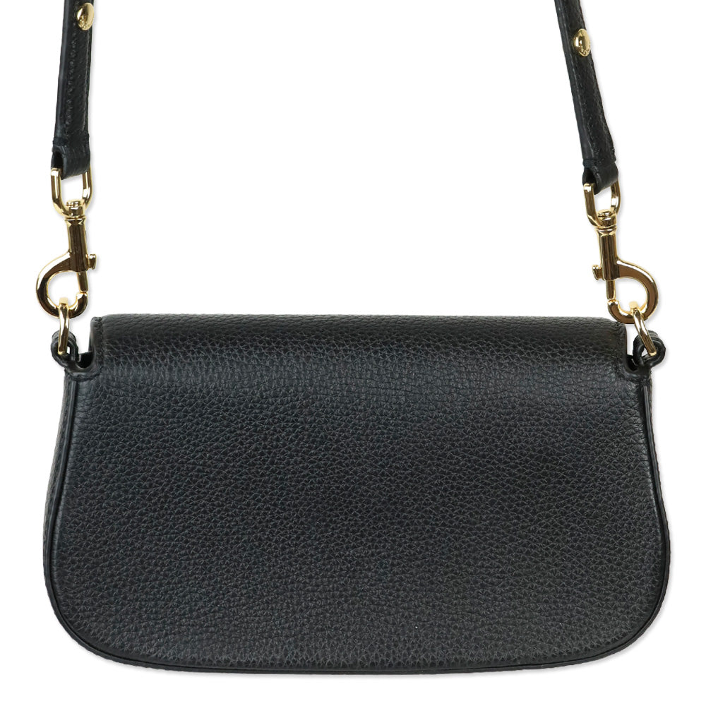 Tory Burch Black Leather Britten Mini Crossbody bag
