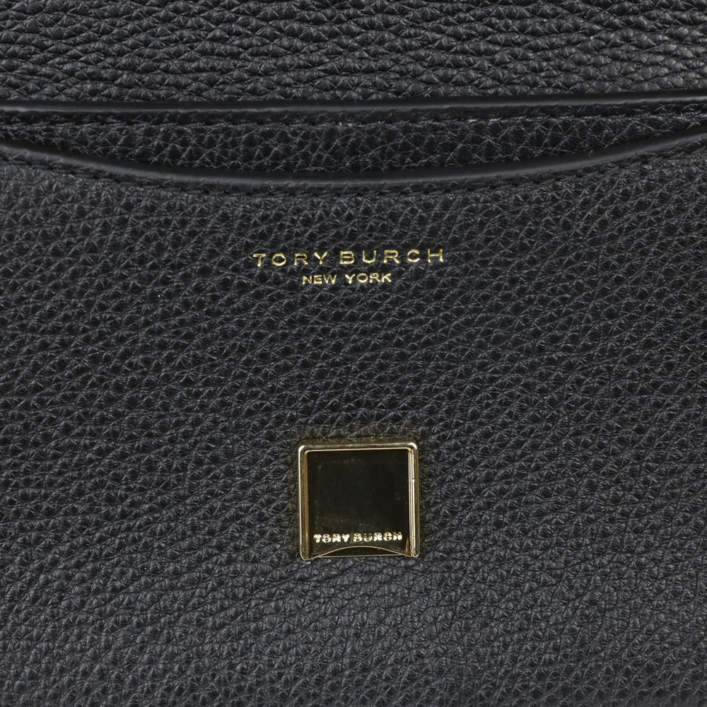 Tory Burch Black Leather Britten Mini Crossbody bag