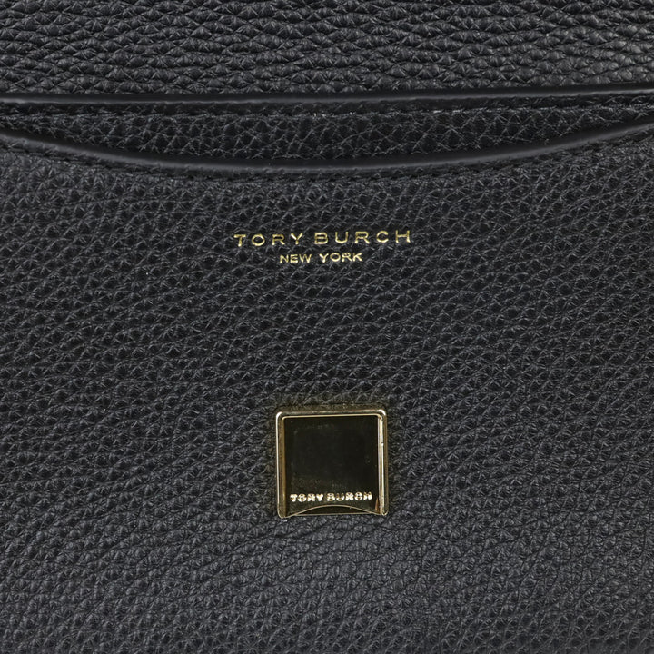 Tory Burch Black Leather Britten Mini Crossbody bag