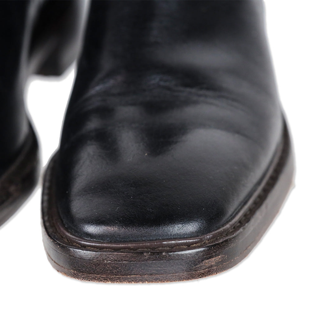 Tory Burch Black Leather Chelsea Boots