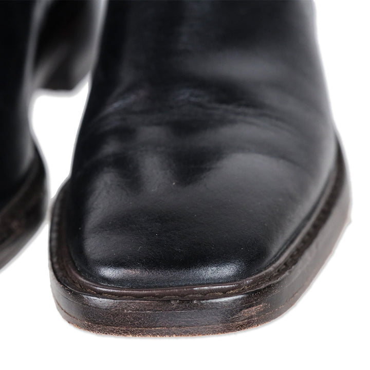 Tory Burch Black Leather Chelsea Boots