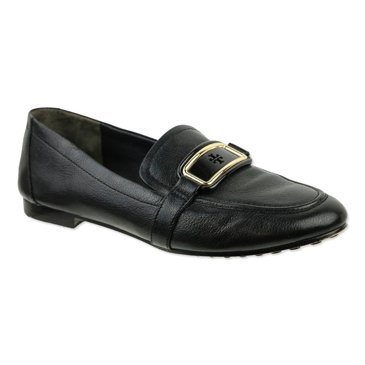 Tory Burch Black Leather Georgia Loafer