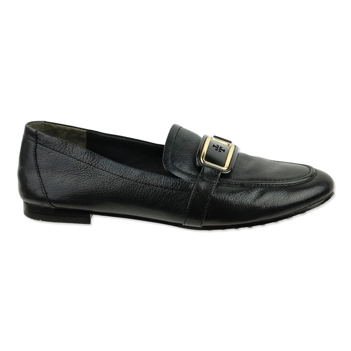 Tory Burch Black Leather Georgia Loafer