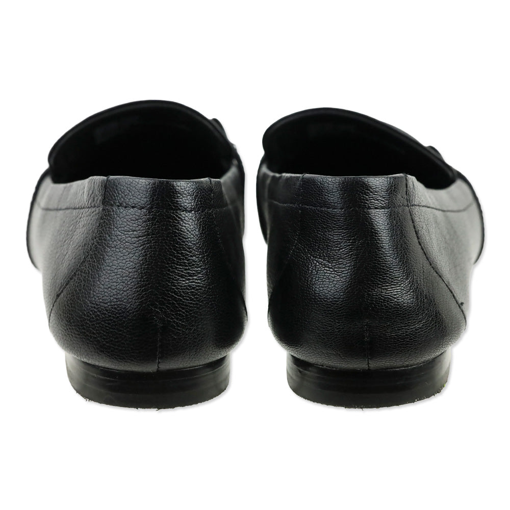 Tory Burch Black Leather Georgia Loafer