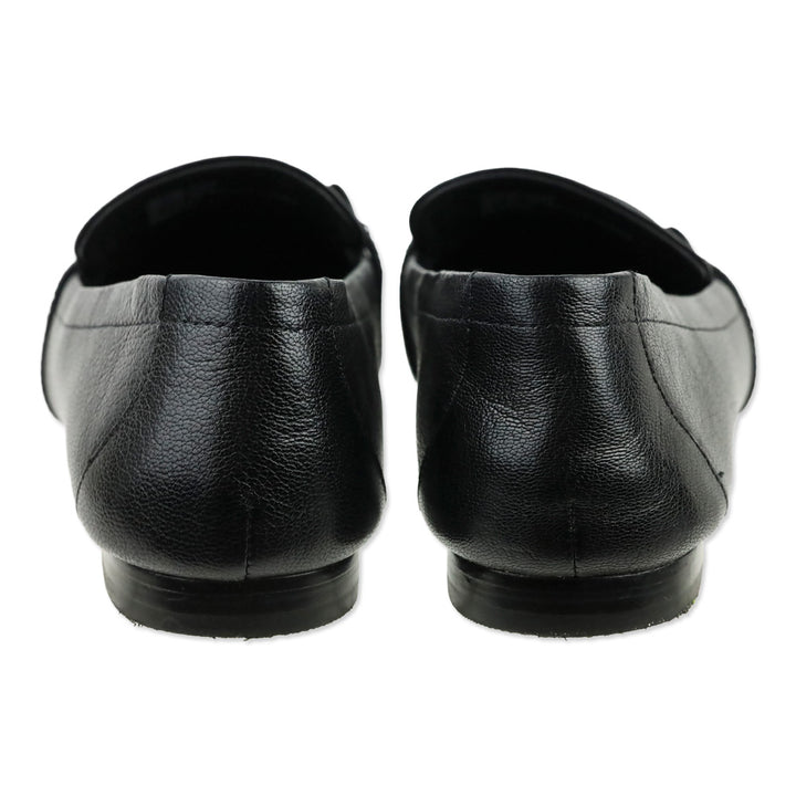 Tory Burch Black Leather Georgia Loafer