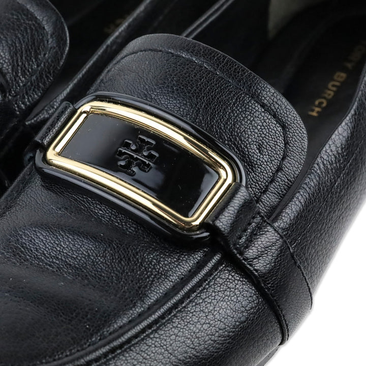 Tory Burch Black Leather Georgia Loafer