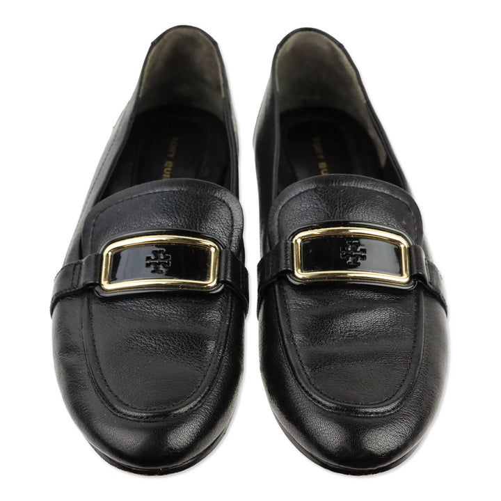Tory Burch Black Leather Georgia Loafer