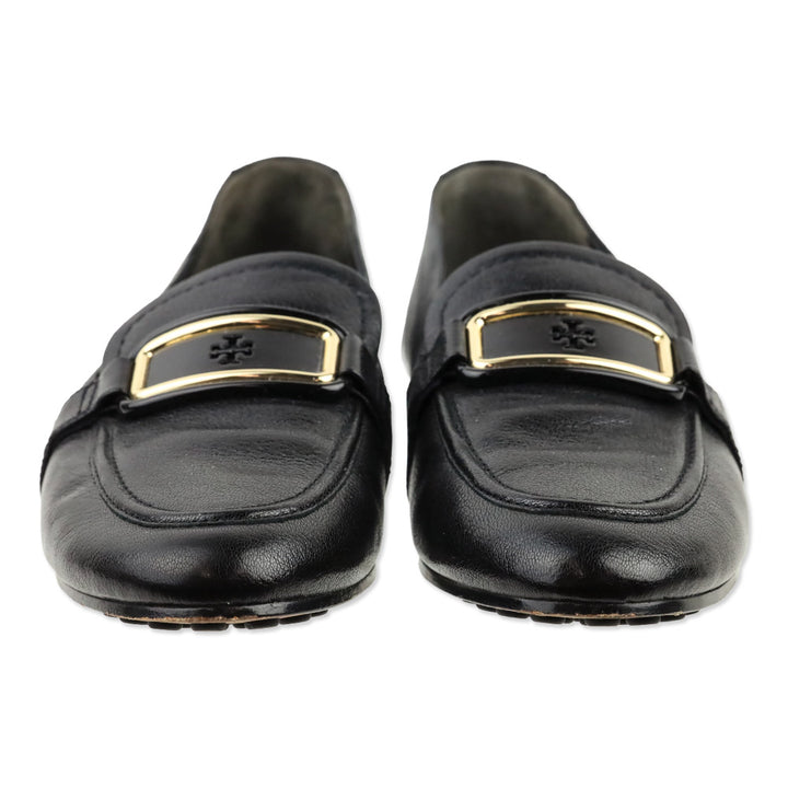 Tory Burch Black Leather Georgia Loafer