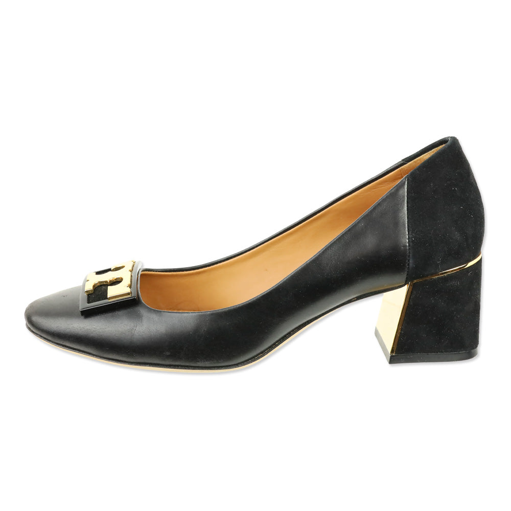 Tory Burch Black Leather Gigi 55mm Pumps