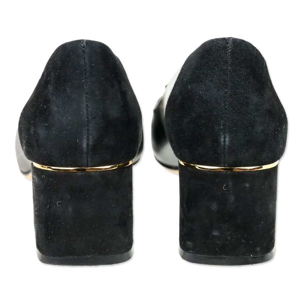 Tory Burch Black Leather Gigi 55mm Pumps