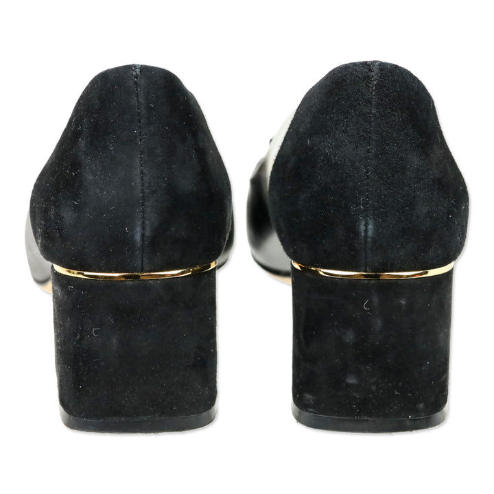 Tory Burch Black Leather Gigi 55mm Pumps