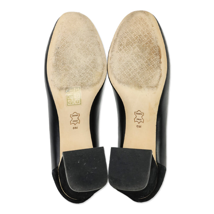 Tory Burch Black Leather Gigi 55mm Pumps