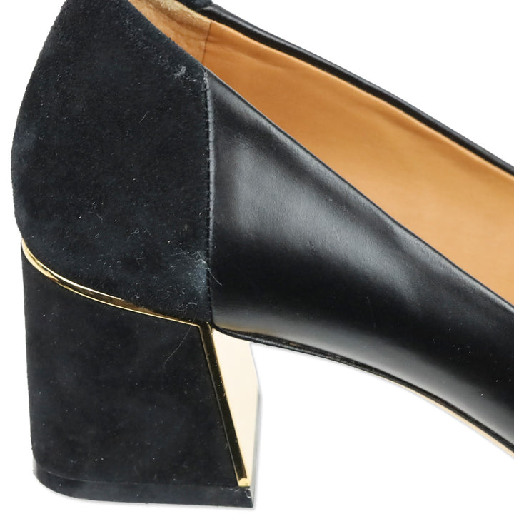 Tory Burch Black Leather Gigi 55mm Pumps