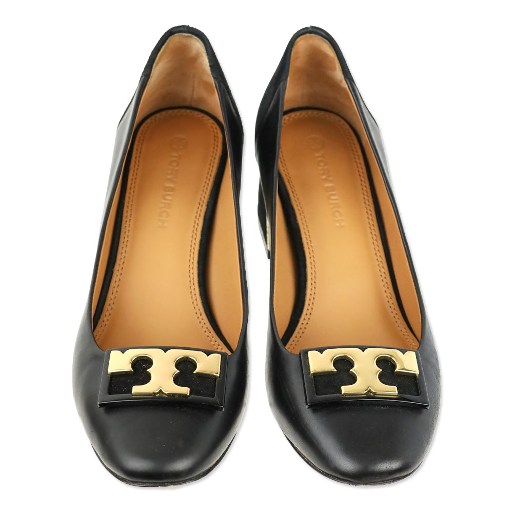 Tory Burch Black Leather Gigi 55mm Pumps