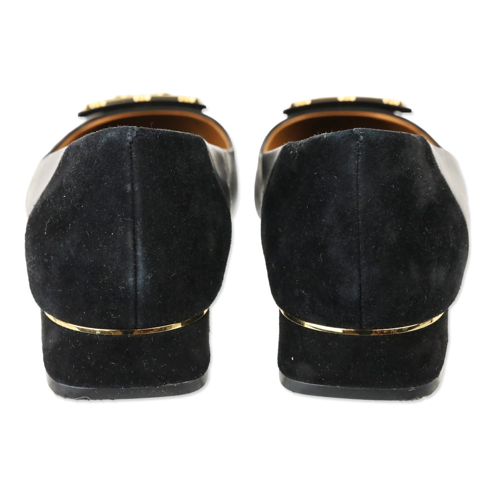 Tory Burch Black Leather Gigi Pumps