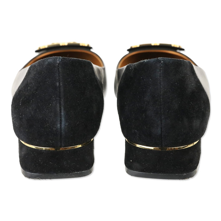 Tory Burch Black Leather Gigi Pumps