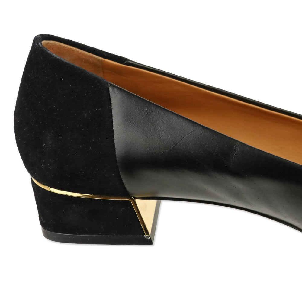 Tory Burch Black Leather Gigi Pumps