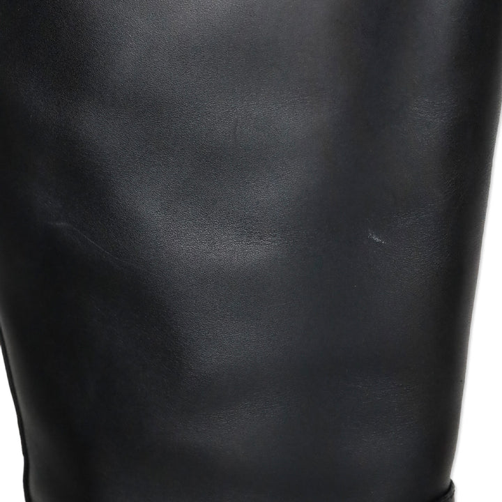 Tory Burch Black Leather Sofia Riding Boot