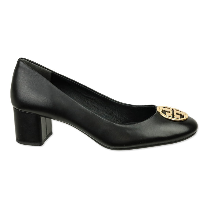 Tory Burch Black Nappa Leather Chelsea 50MM Pumps