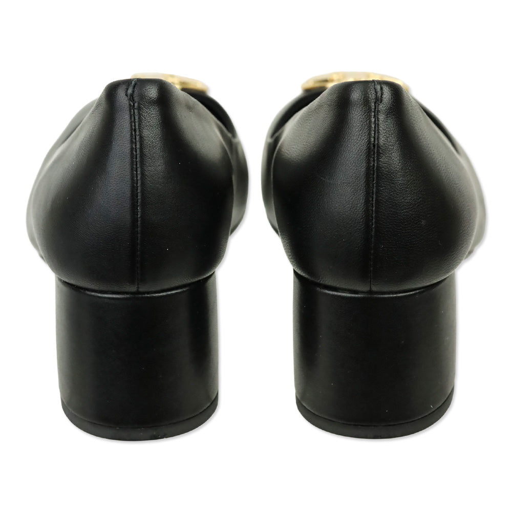 Tory Burch Black Nappa Leather Chelsea 50MM Pumps