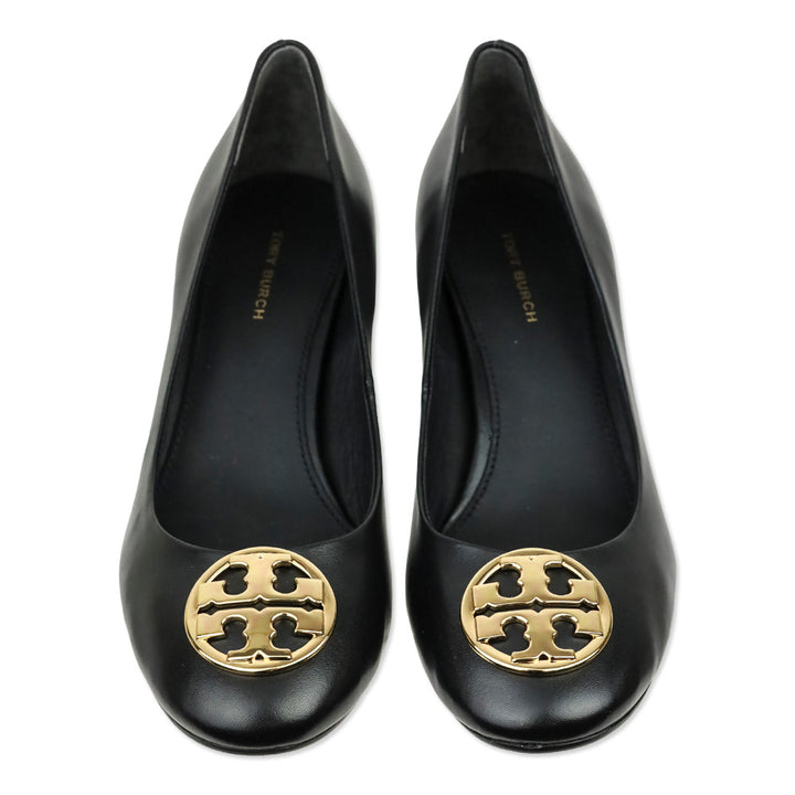 Tory Burch Black Nappa Leather Chelsea 50MM Pumps