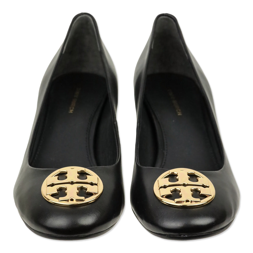 Tory Burch Black Nappa Leather Chelsea 50MM Pumps