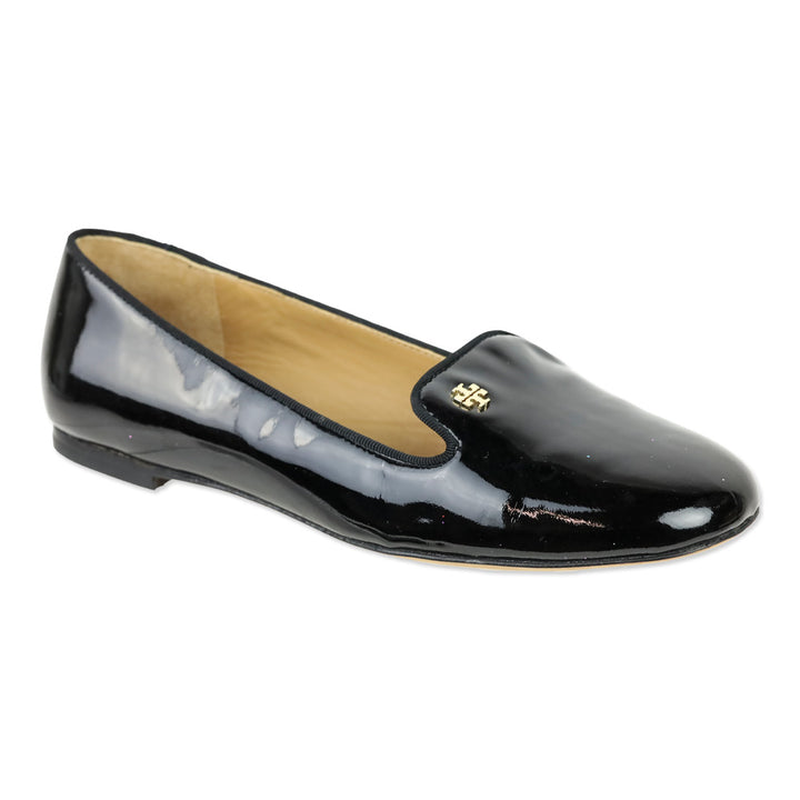 Tory Burch Black Patent Leather Loafer