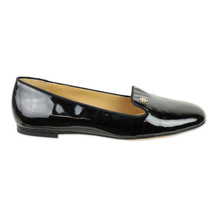 Tory Burch Black Patent Leather Loafer