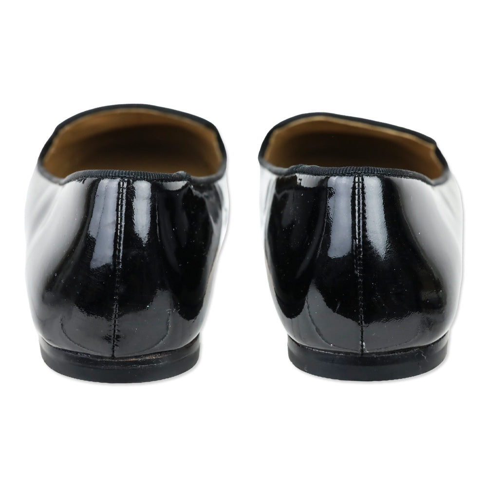 Tory Burch Black Patent Leather Loafer