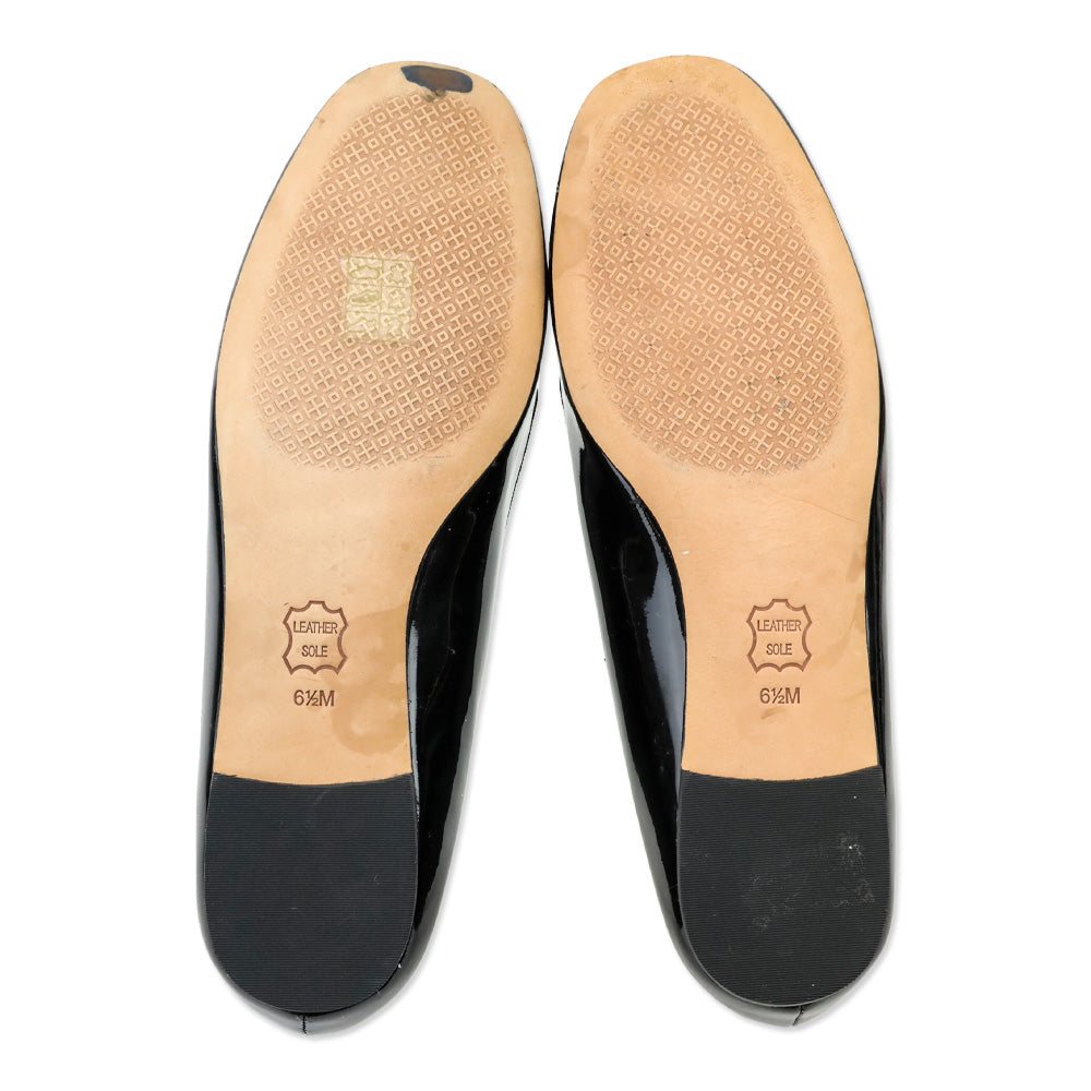 Tory Burch Black Patent Leather Loafer