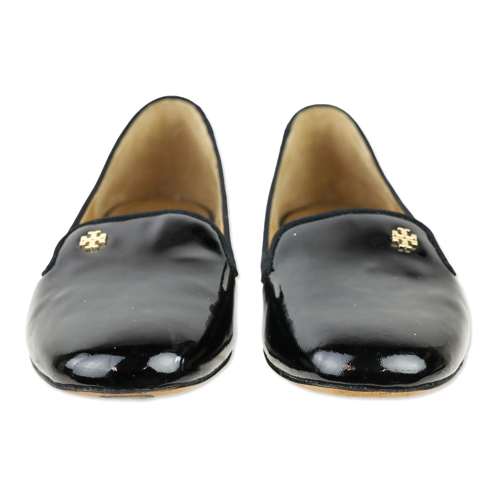 Tory Burch Black Patent Leather Loafer