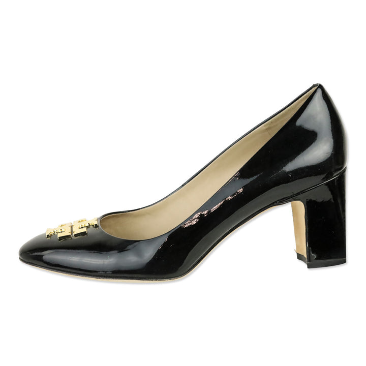 Tory Burch Black Patent Raleigh 70mm Pump
