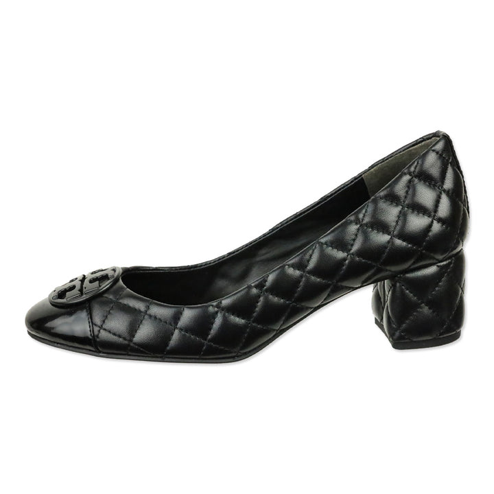 Tory Burch Black Quilted Nappa Leather Chelsea 50MM Pump