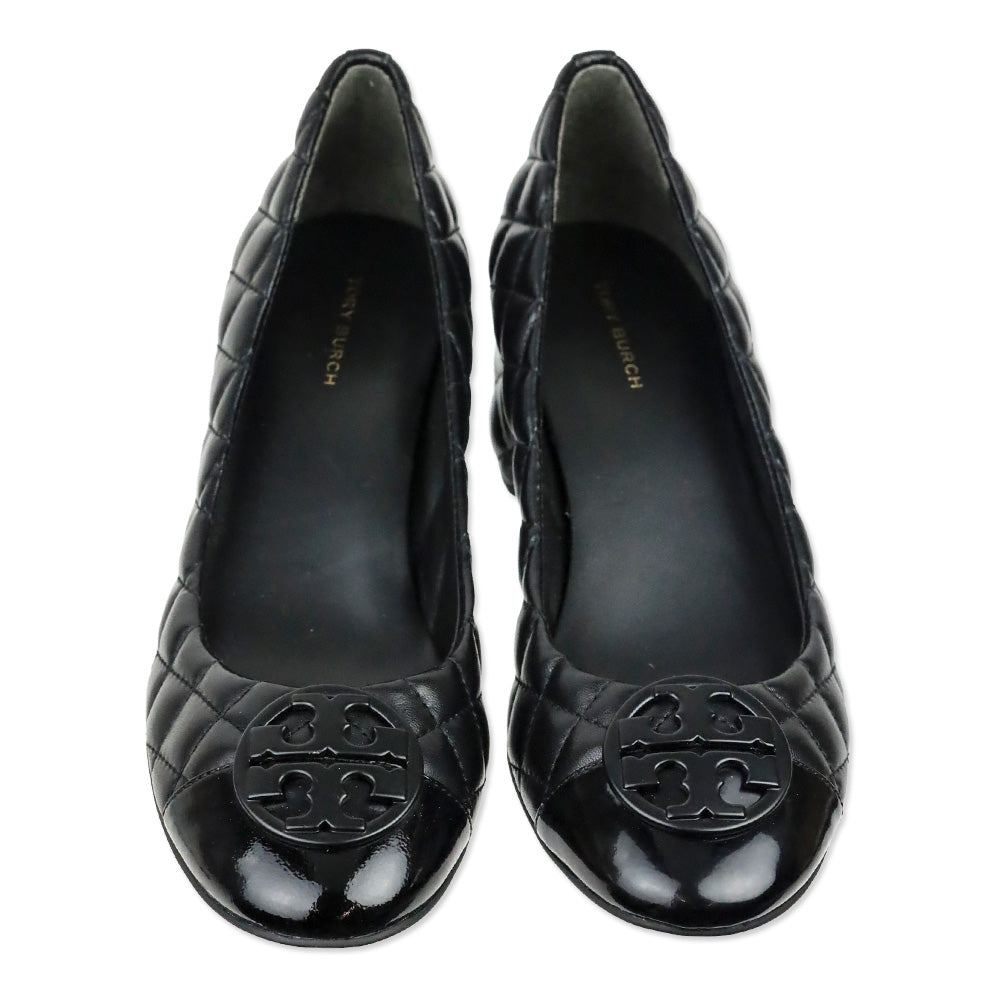 Tory Burch Black Quilted Nappa Leather Chelsea 50MM Pump