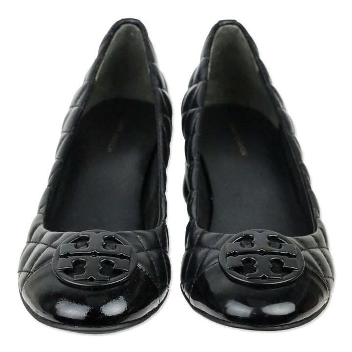 Tory Burch Black Quilted Nappa Leather Chelsea 50MM Pump