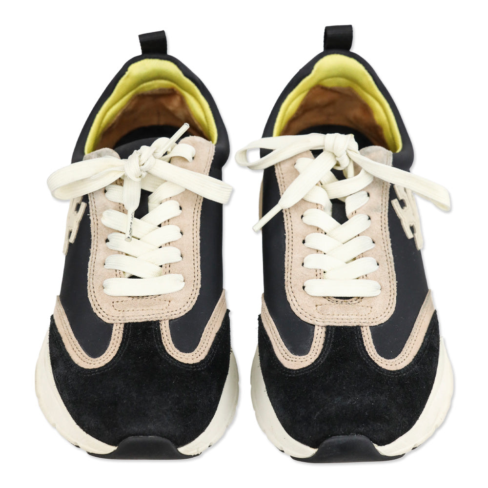 Tory Burch Black/Cream Good Luck Trainer Sneakers