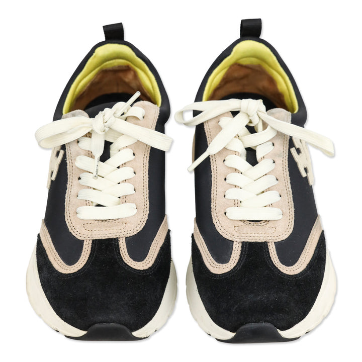 Tory Burch Black/Cream Good Luck Trainer Sneakers