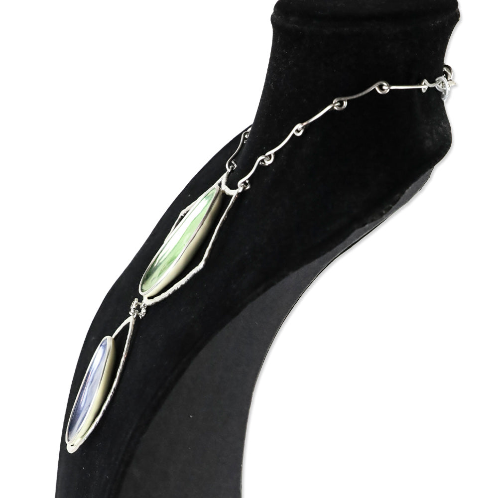 Tory Burch Brutalist Pebble Statement Necklace