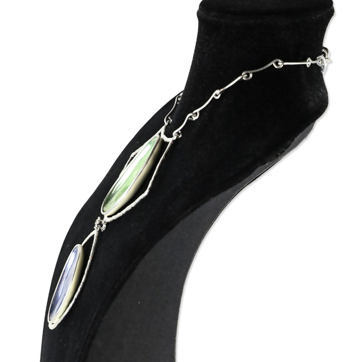 Tory Burch Brutalist Pebble Statement Necklace