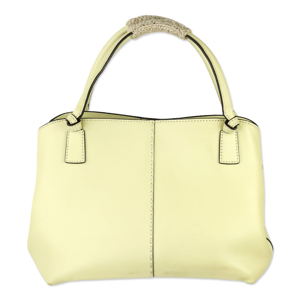 Tory Burch Buttermilk Leather McGraw Smooth Satchel