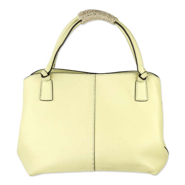 Tory Burch Buttermilk Leather McGraw Smooth Satchel