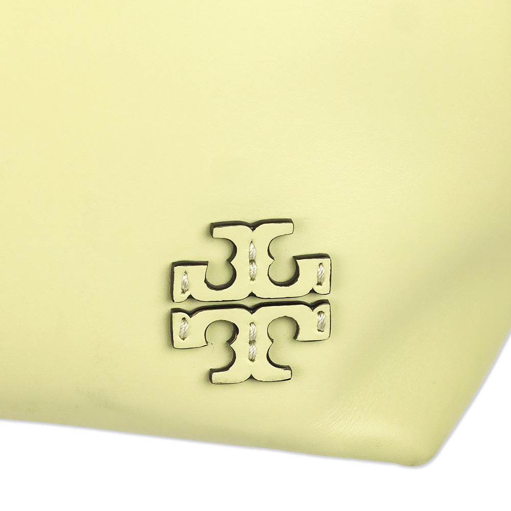 Tory Burch Buttermilk Leather McGraw Smooth Satchel