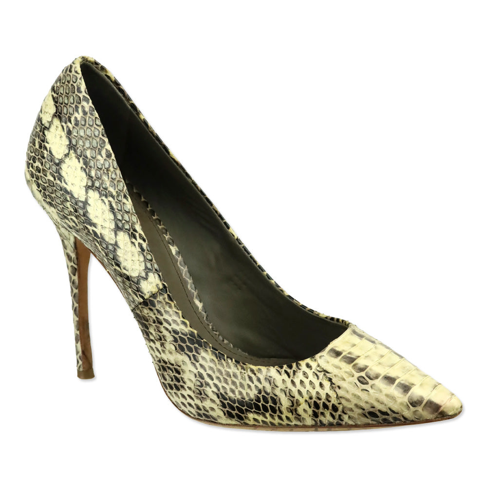 Tory Burch Cecilia Python Snakeskin Pumps