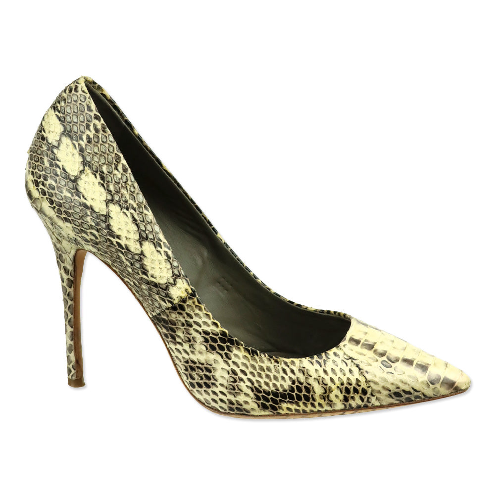 Tory Burch Cecilia Python Snakeskin Pumps