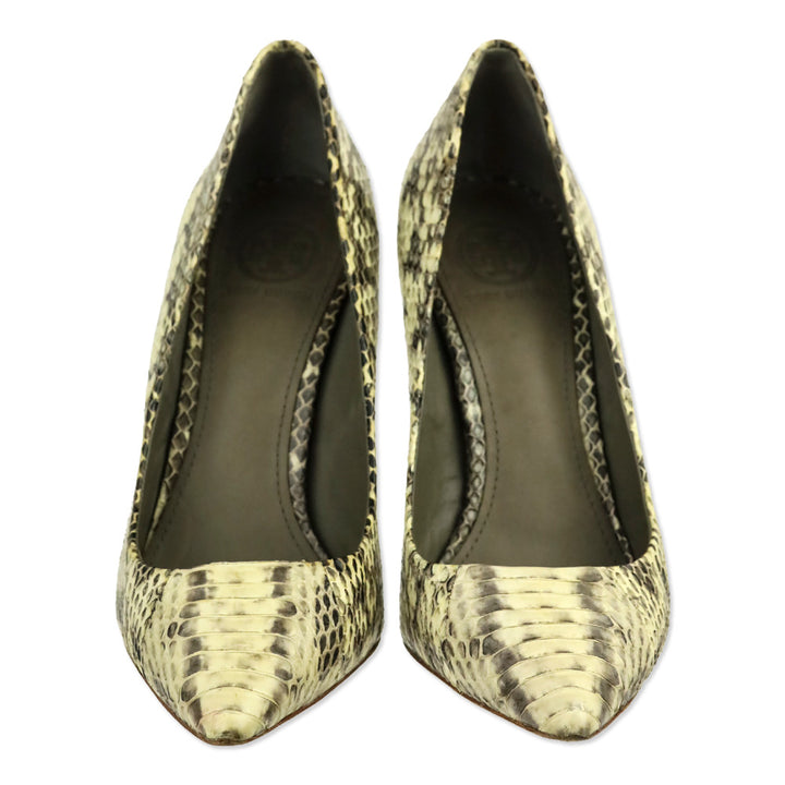 Tory Burch Cecilia Python Snakeskin Pumps