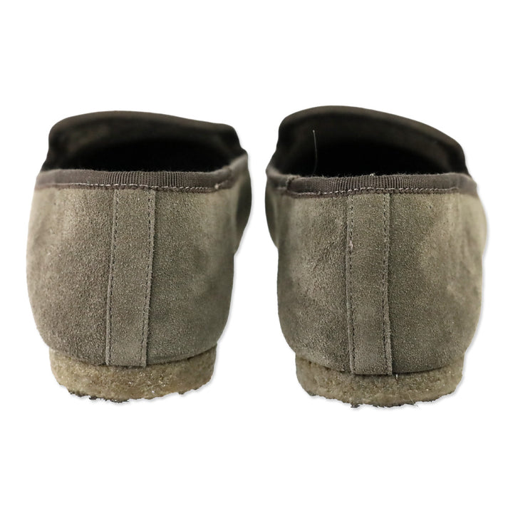 Tory Burch Elephant/Pewter Suede Billy Slipper
